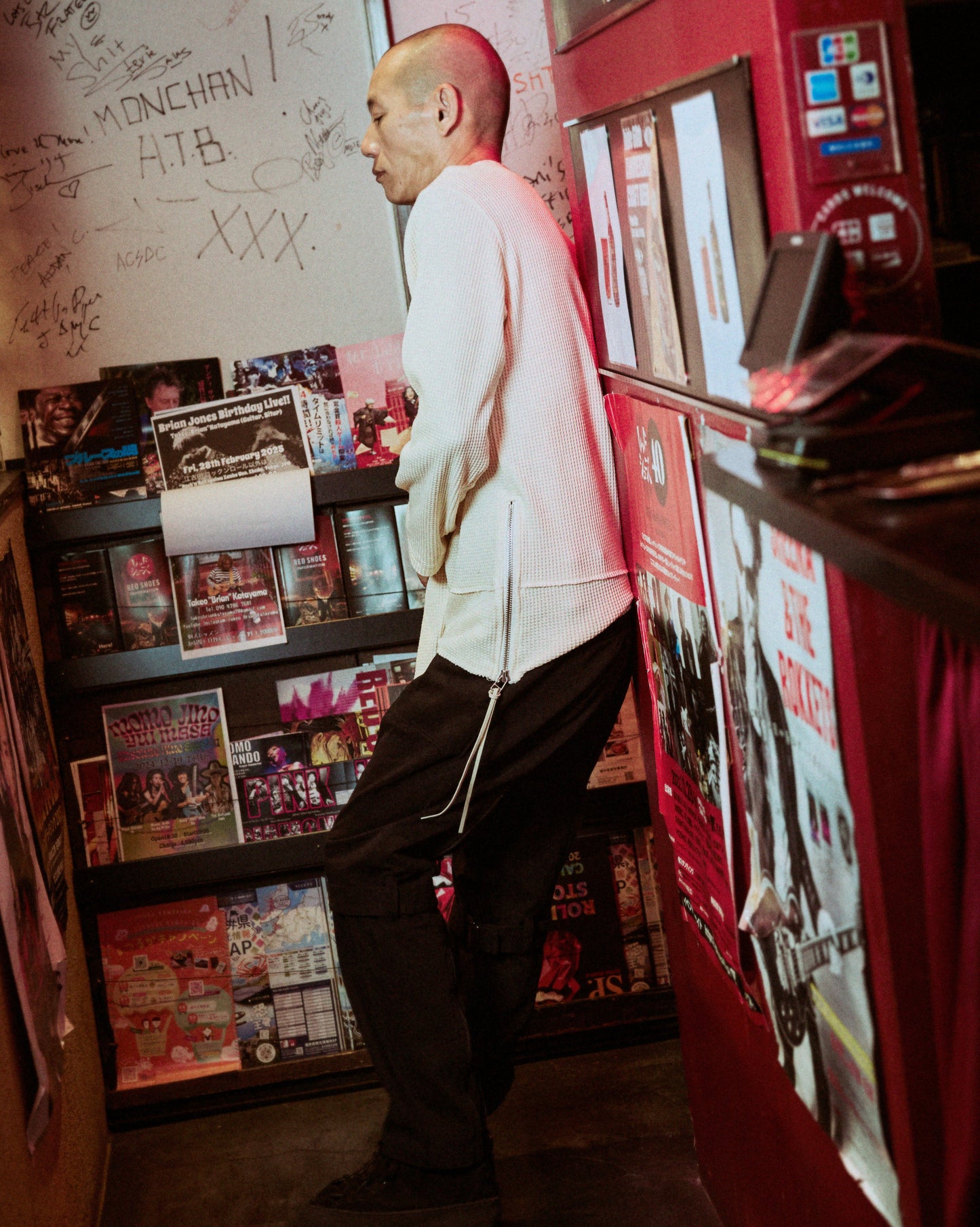 サイドジップサーマルカットソー