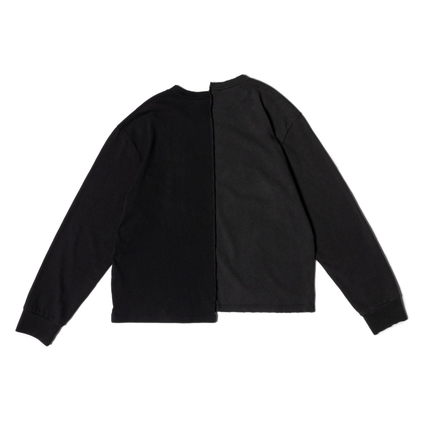 ダメージアブストラクトロングスリーブTシャツ