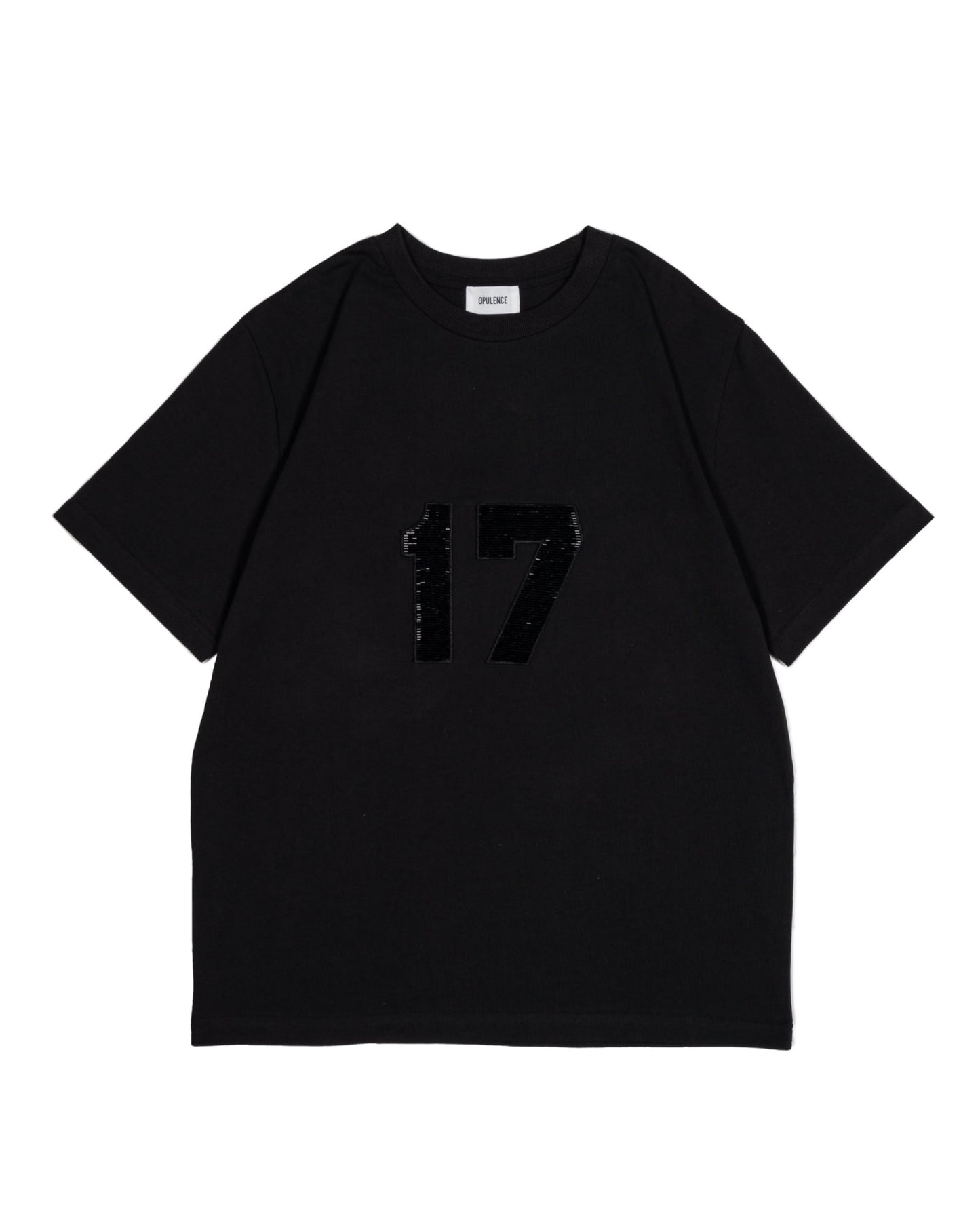 "SEVENTEEN"ビーズTシャツ