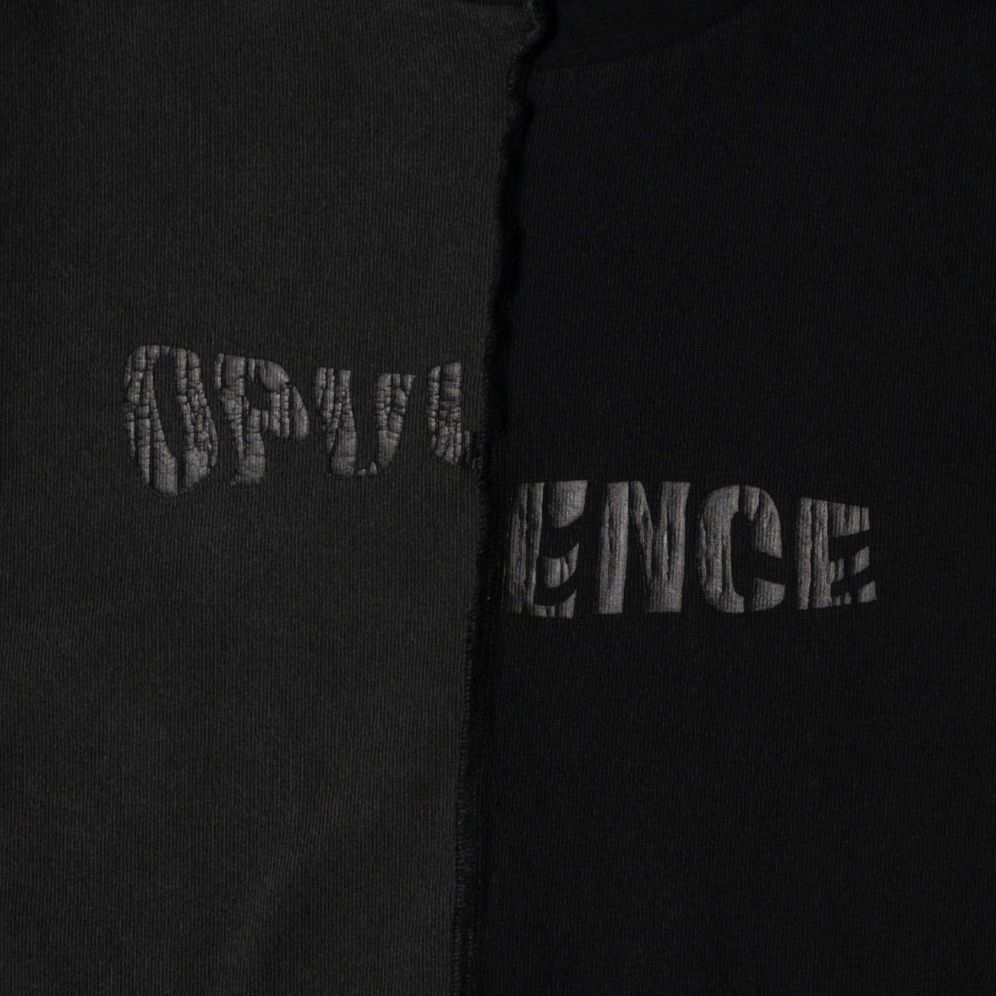 ダメージアブストラクトロングスリーブTシャツ