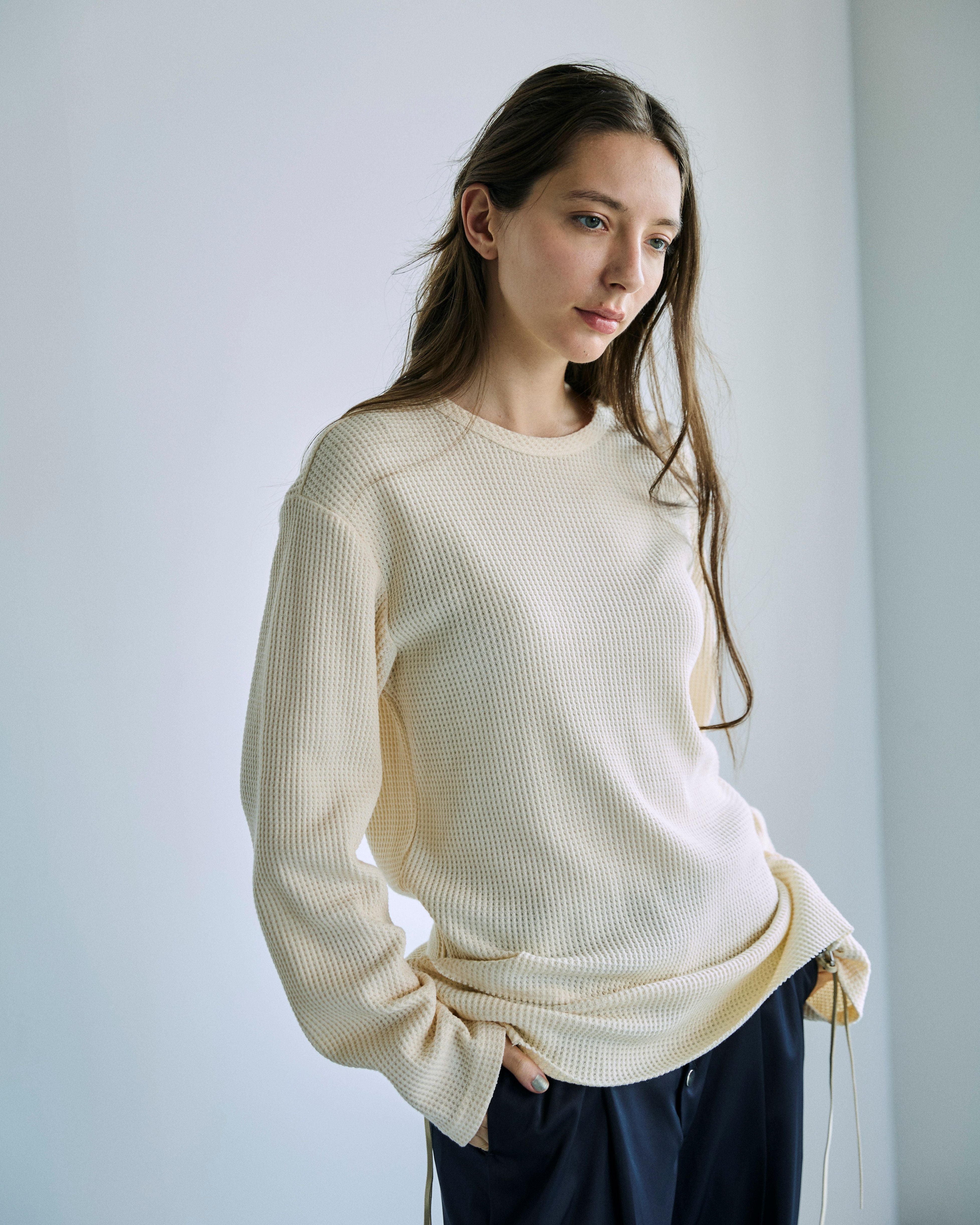 サイドジップサーマルカットソー – OPULENCE