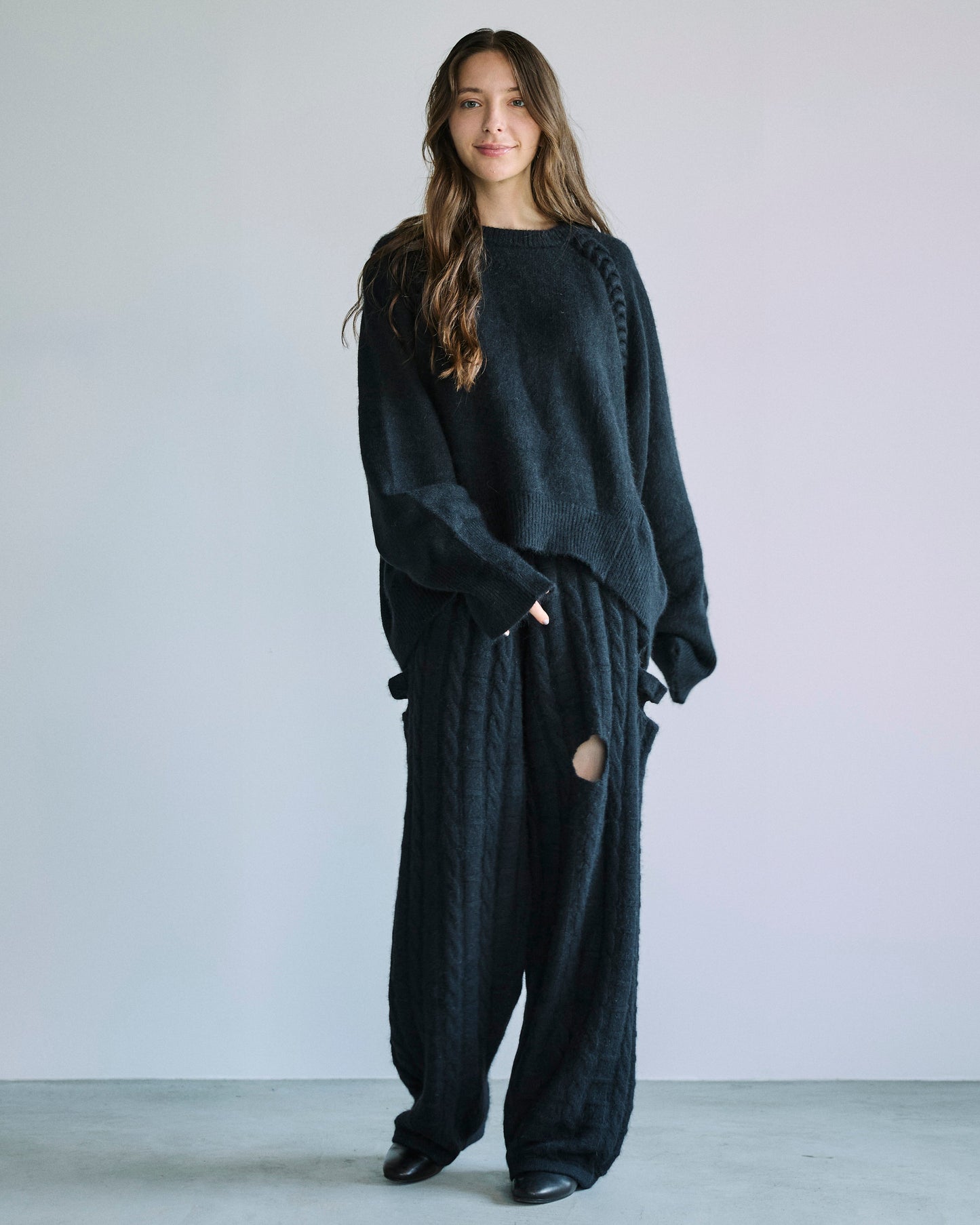 【BLACK FRIDAY SALE】チェーントリミングニット