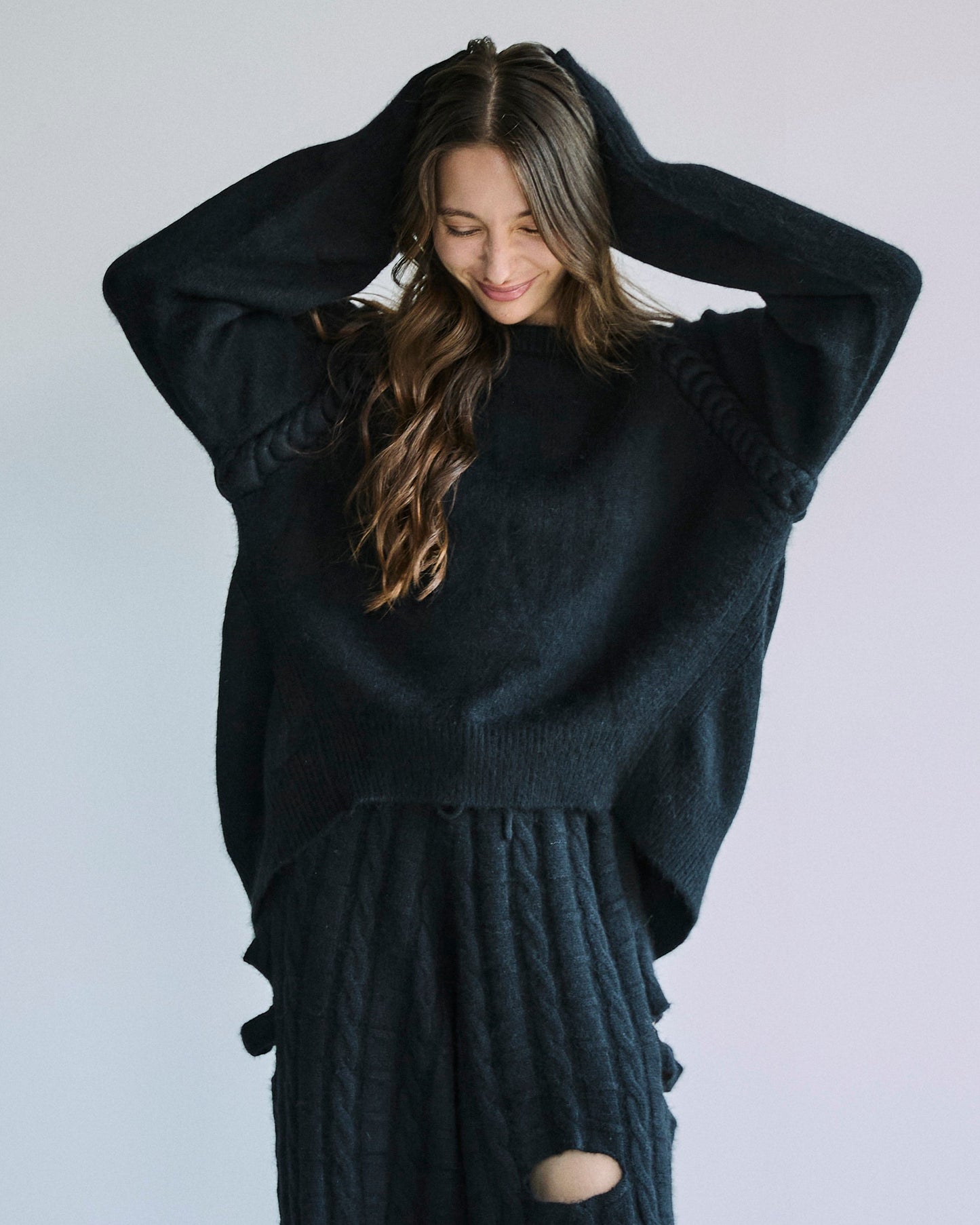 【BLACK FRIDAY SALE】チェーントリミングニット