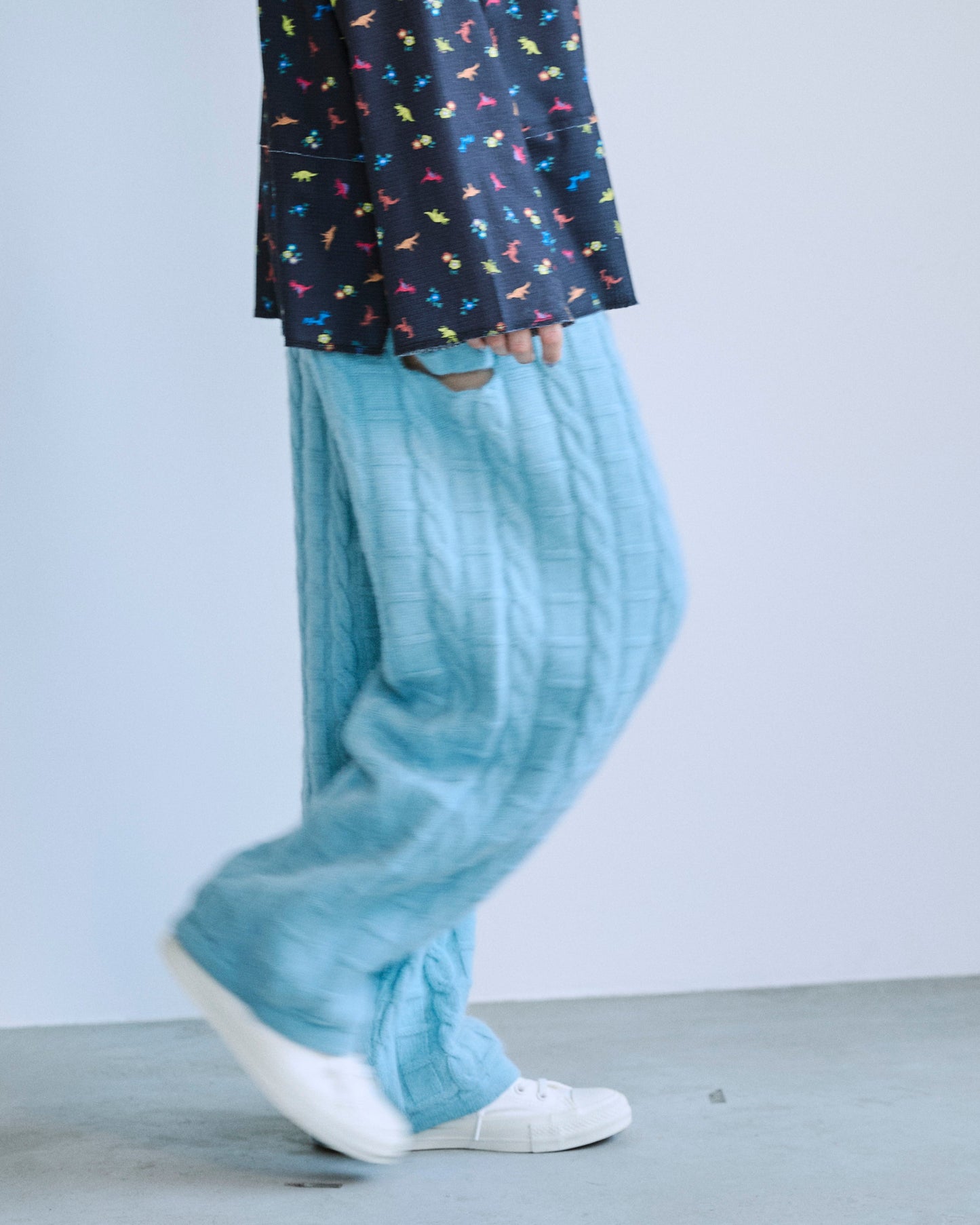 【BLACK FRIDAY SALE】カットアウトニットパンツ