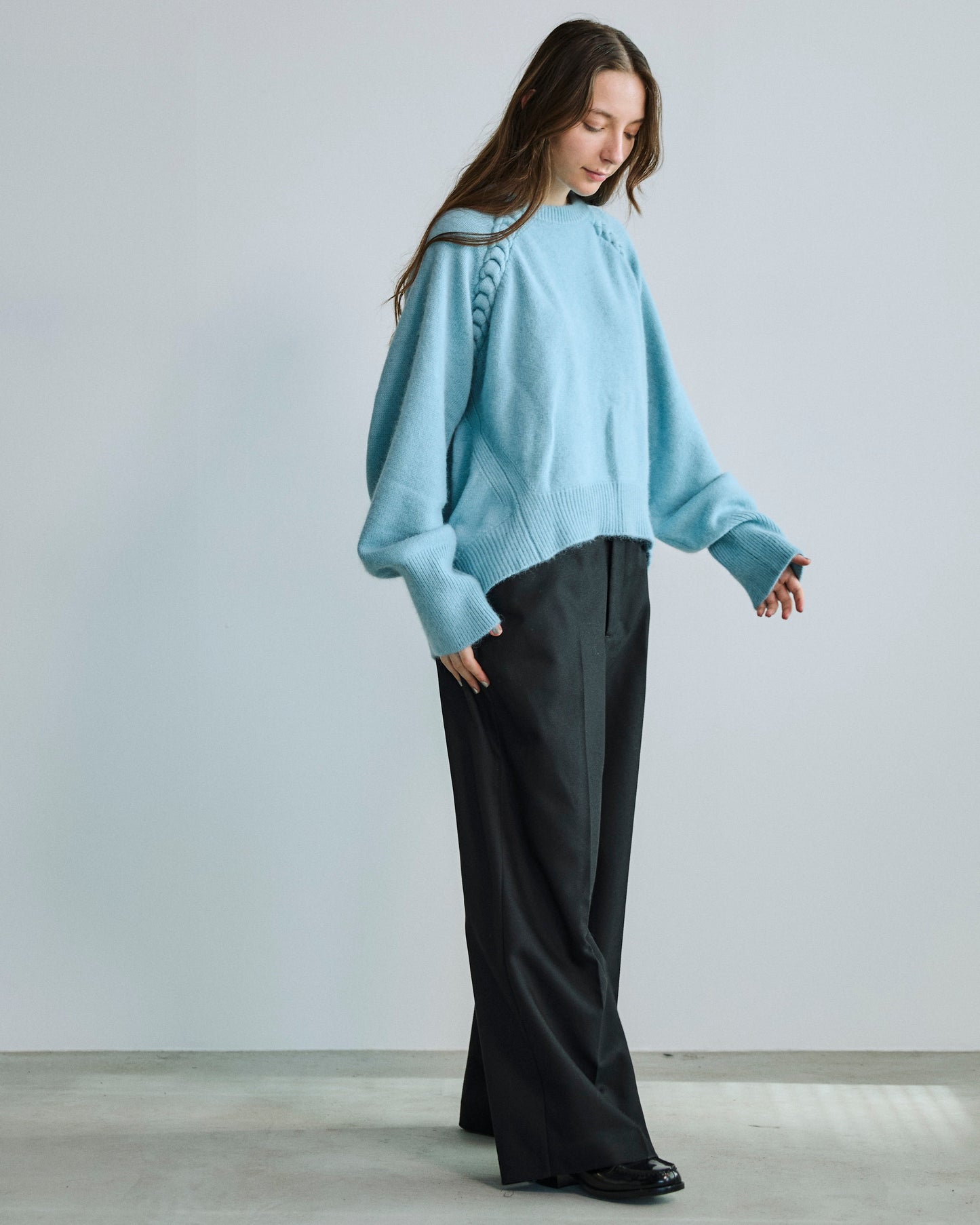 【BLACK FRIDAY SALE】チェーントリミングニット