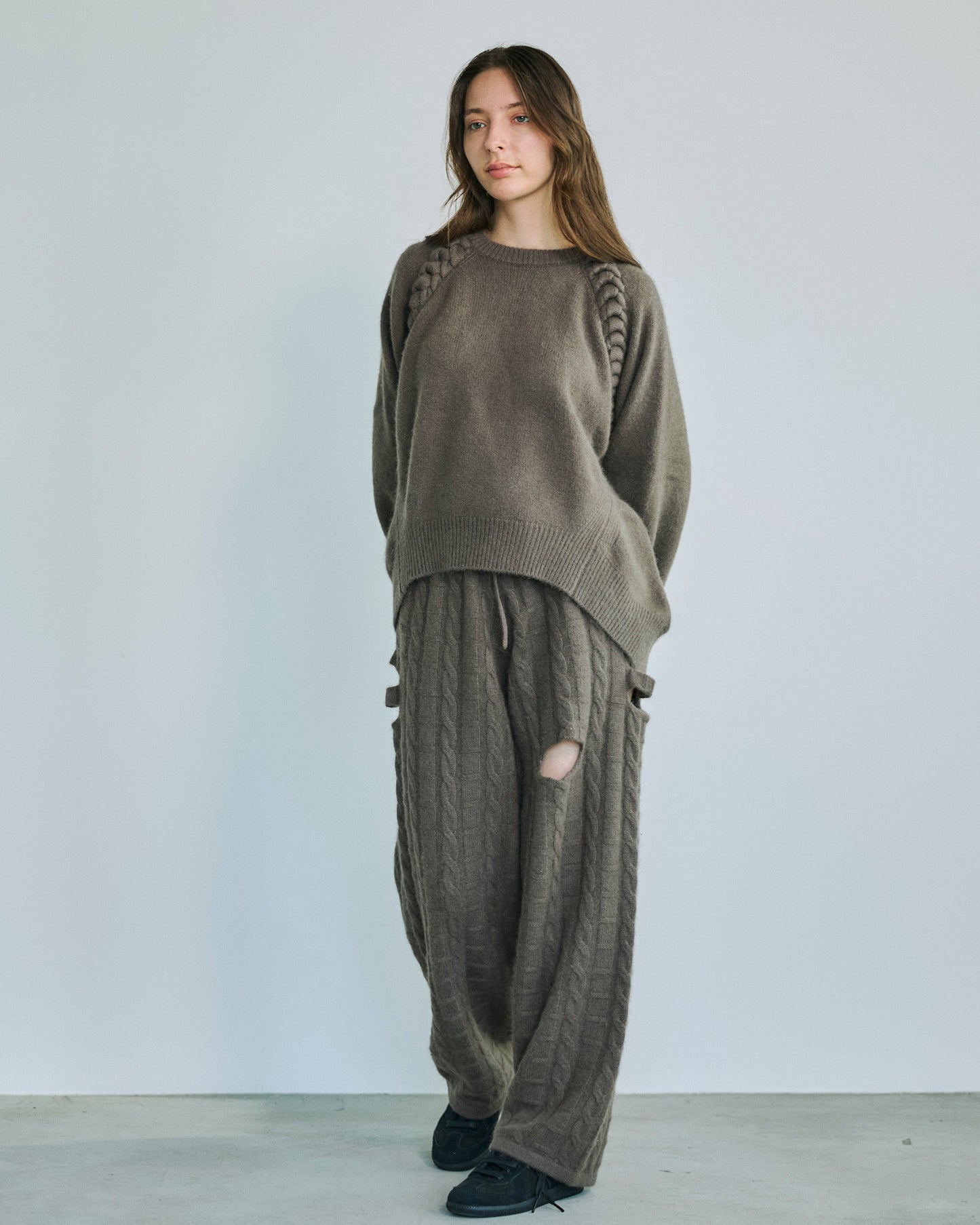 【BLACK FRIDAY SALE】チェーントリミングニット