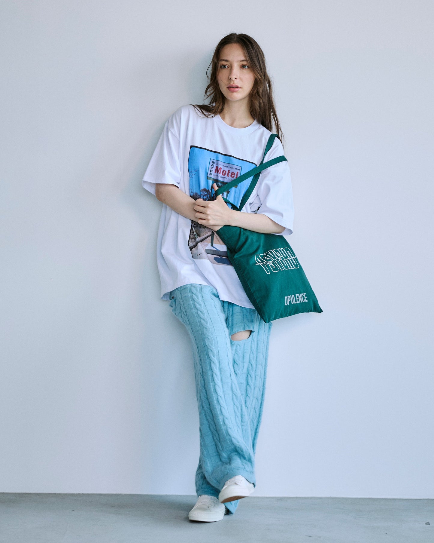 【BLACK FRIDAY SALE】カットアウトニットパンツ