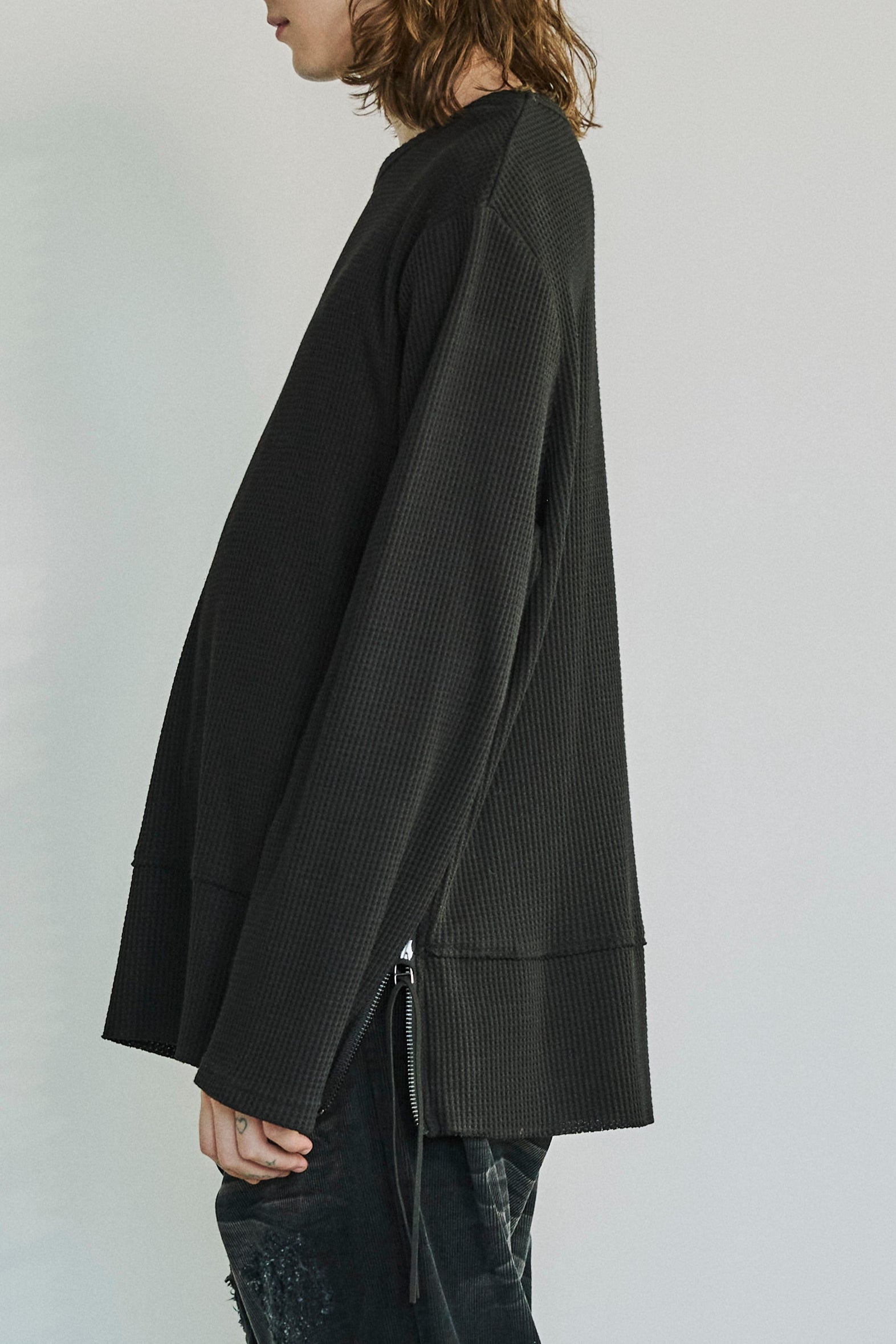 0opoiページ AMBIDEX Store △ボーダー配色バインダー BIGカットソー(F イエロー