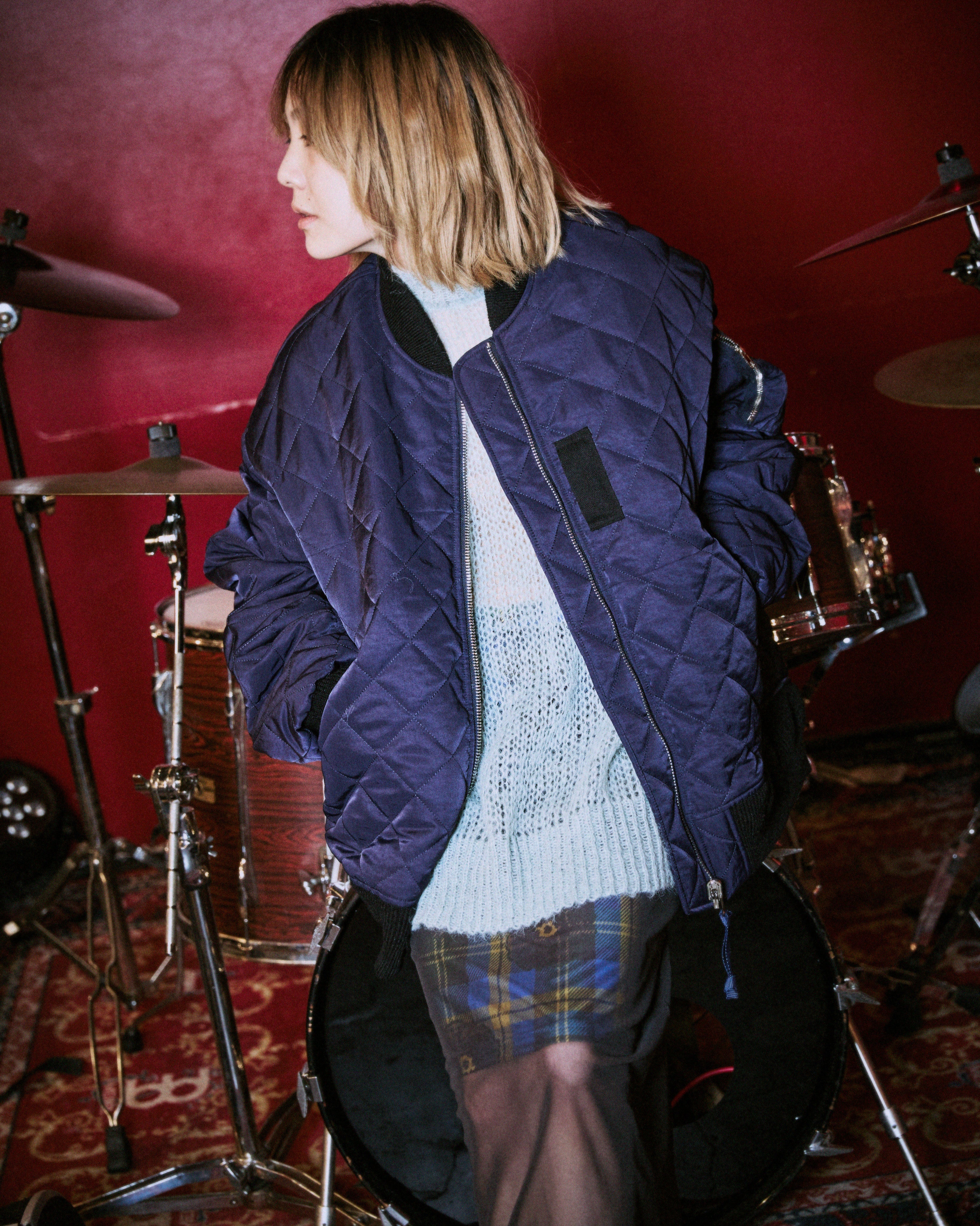 キルティングボンバージャケット – OPULENCE