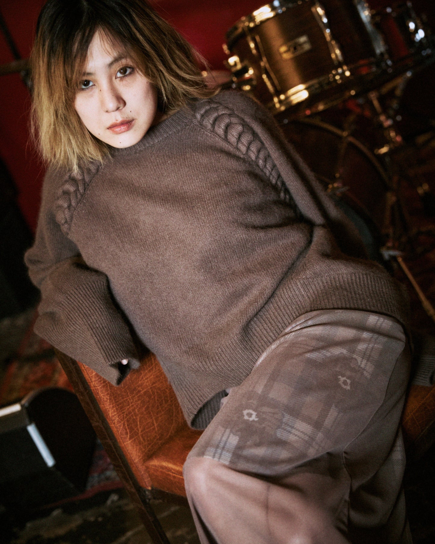 【BLACK FRIDAY SALE】チェーントリミングニット