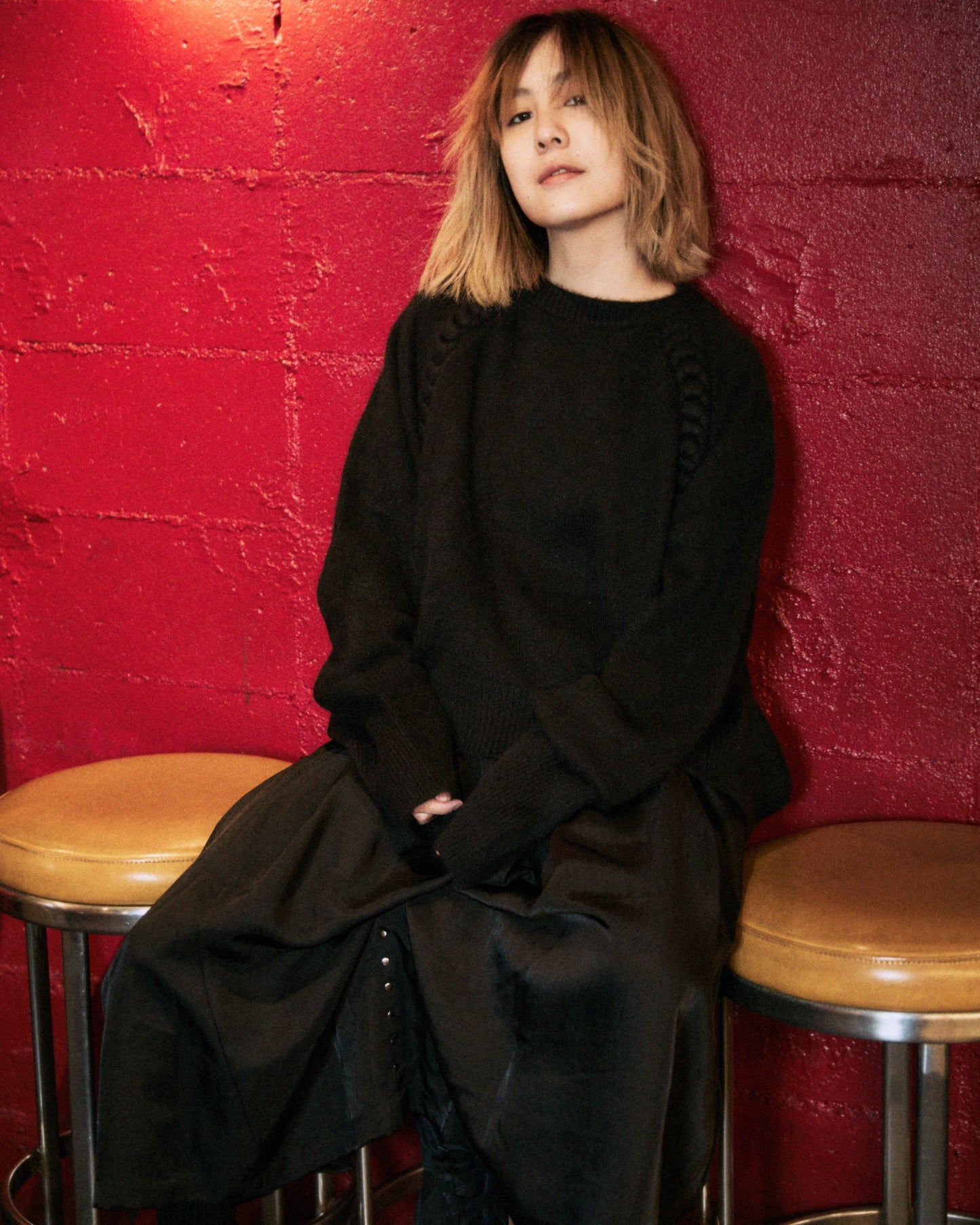 【BLACK FRIDAY SALE】チェーントリミングニット