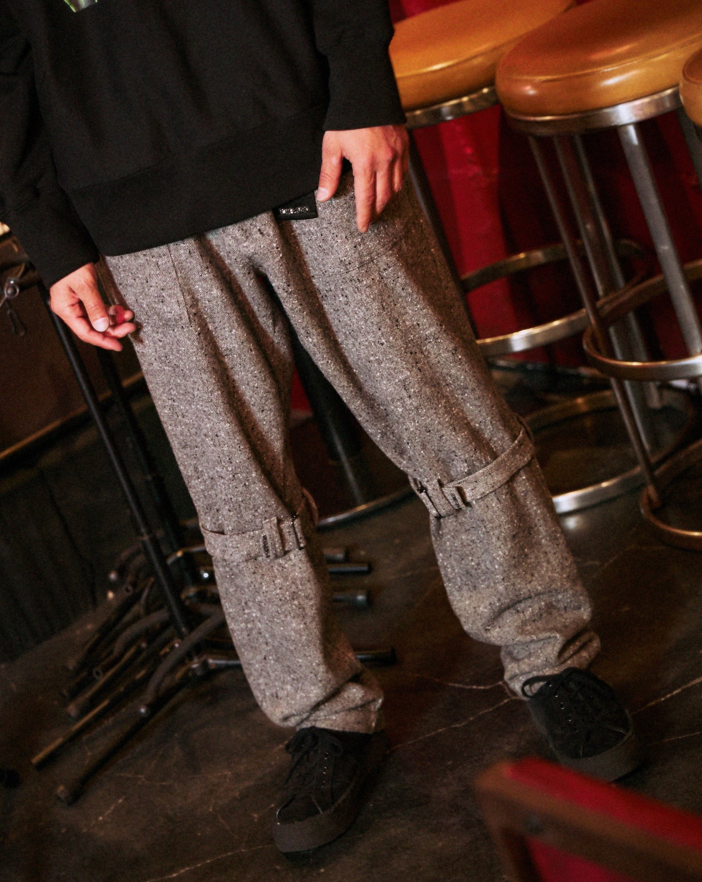 ツイードボンテージパンツ