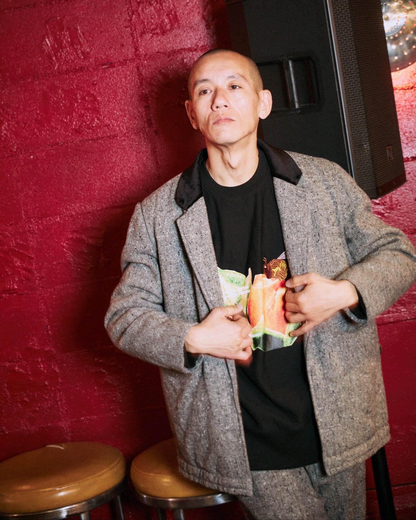 ツィードパディングジャケット