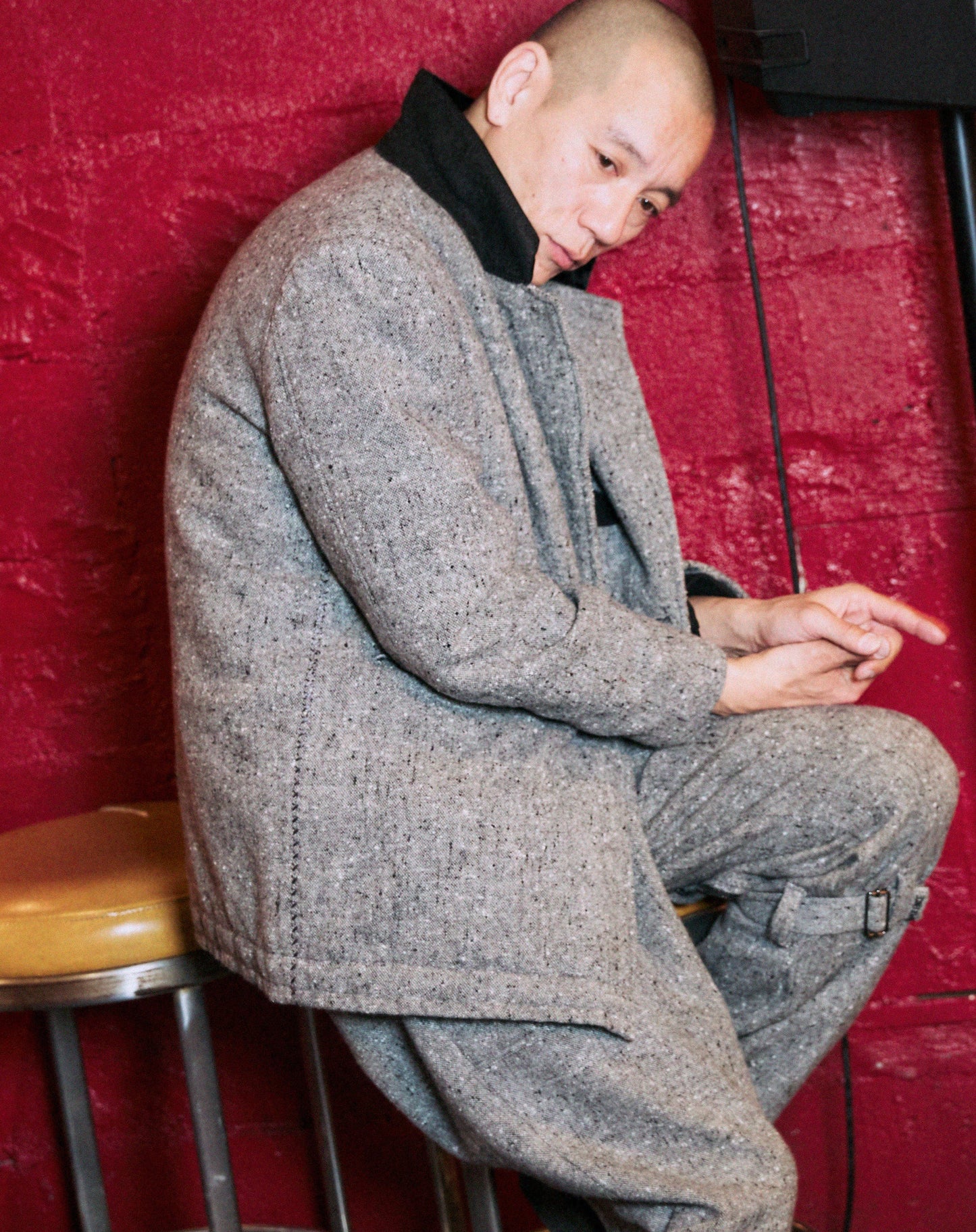 ツィードパディングジャケット