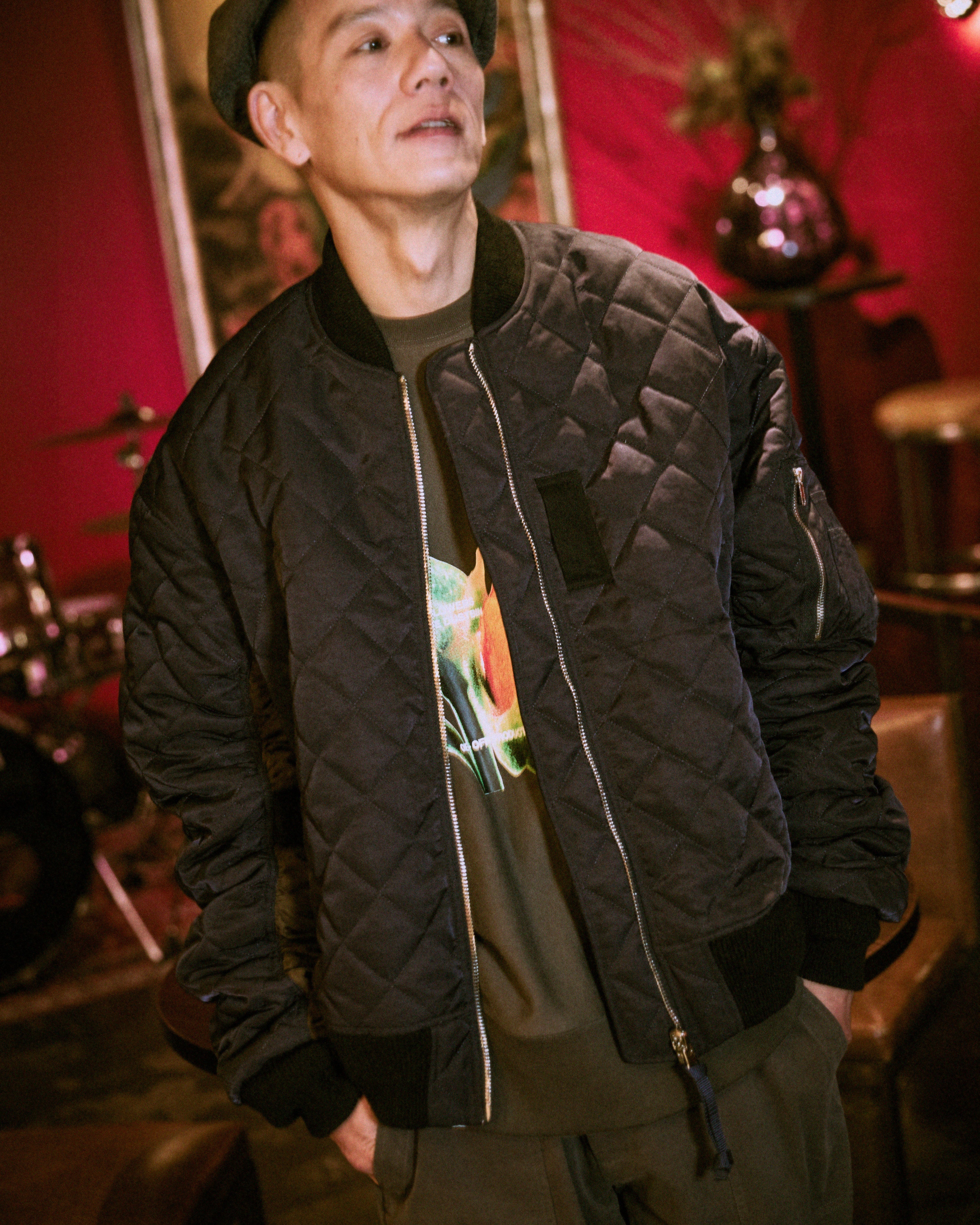 キルティングボンバージャケット – OPULENCE